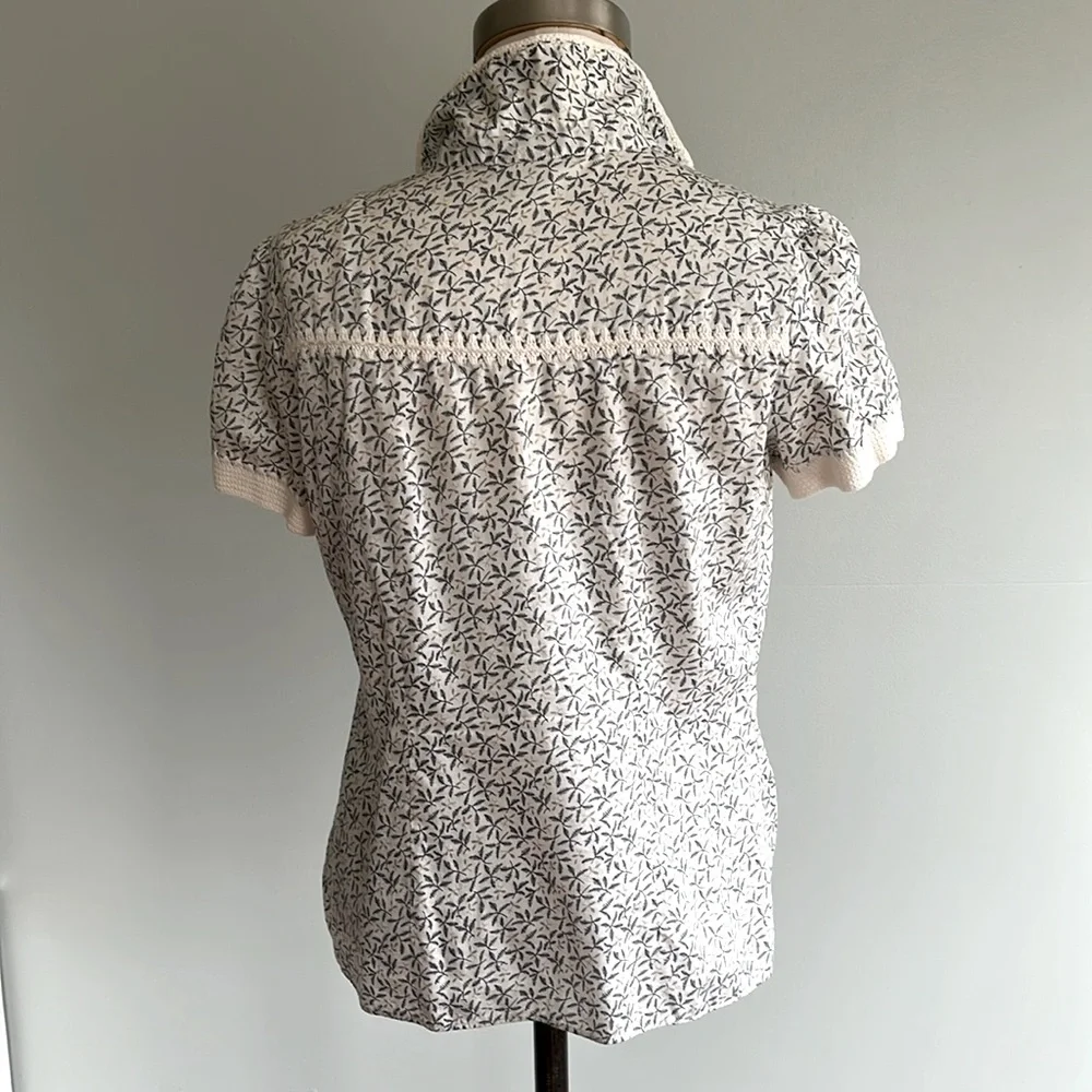 J.Jill Patterned Short Sleeve Shirt - Picture 5 of 12